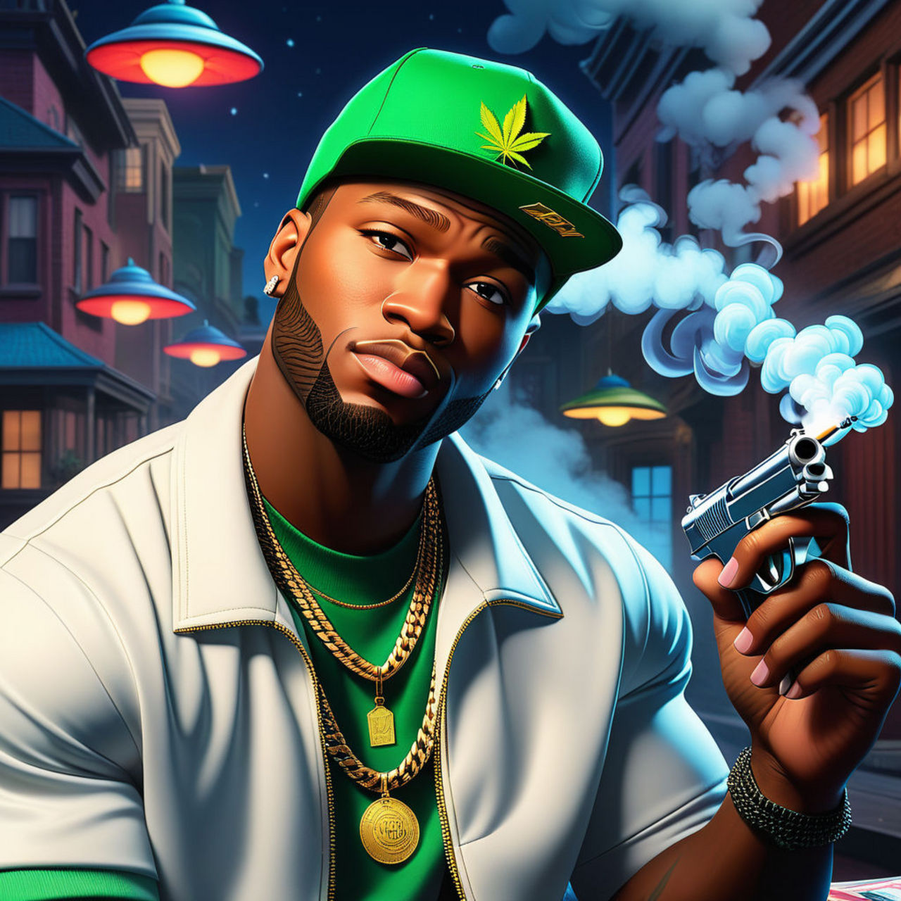 Someone Smoking Rapper Make-me-a-3d-poster-of-the-rapper-50cents-smoking- by samoht422 on ...
