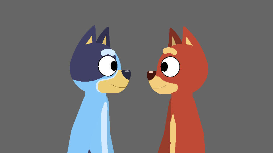 Bluey X Rusty Kissing (GIF) (SN) by AugustoAnimsSN on DeviantArt
