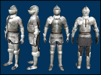 Medieval Knight 3D Model