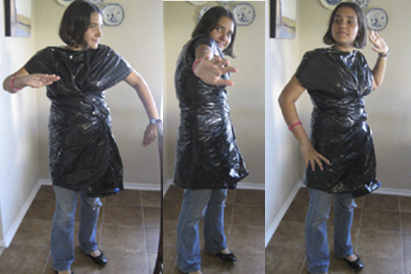 it's lowkey a vibe 🤣 ib @kristenandreafe #trashbag #trashbagdress, Dress  Outfit