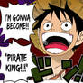 One Piece Luffy Pirate king