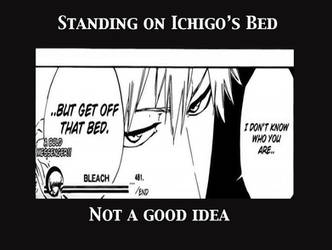 Standing on Ichigo's Bed