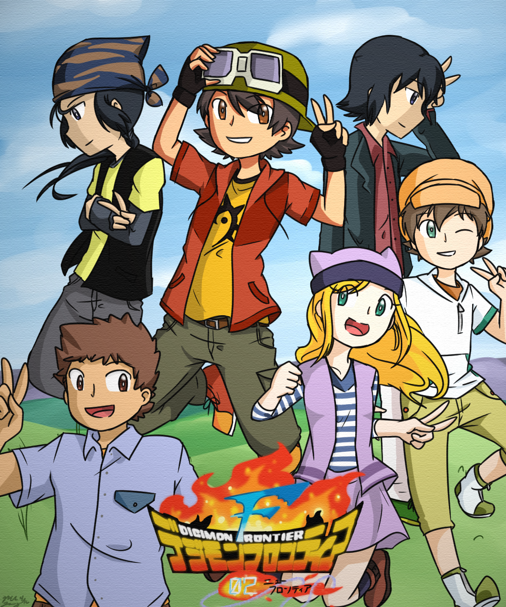 Power Rangers Digimon Frontier Deviantart Digimon Frontier 02 - New Frontier Poster (#1) by Mizuki-Akiyama on ...