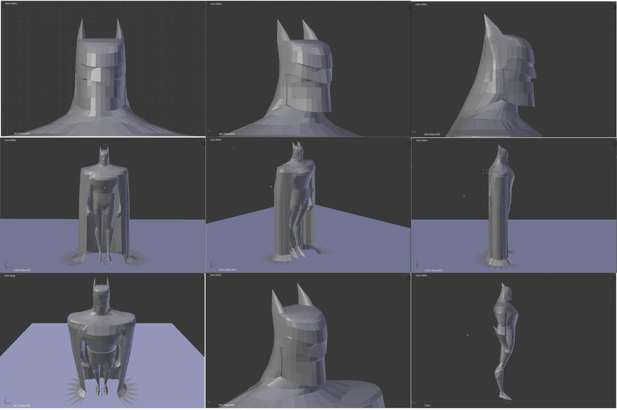 BATMAN animated series 3D by Sigurd-3488 on DeviantArt