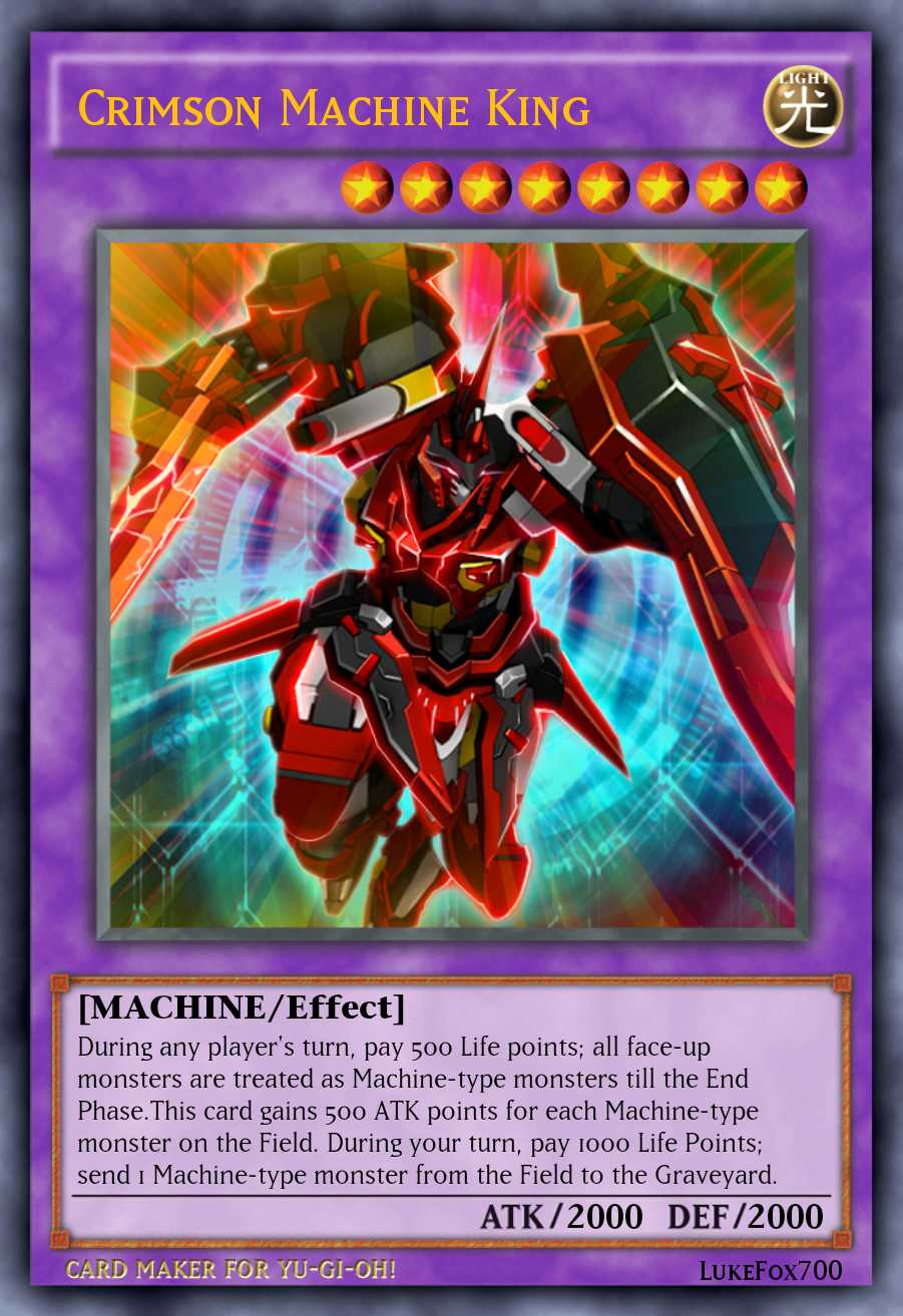 Crimson Machine King by LukeFox700 on DeviantArt Crimson Machine King by LukeFox700 on DeviantArt