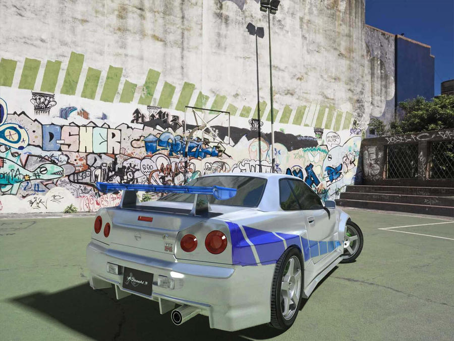nissan skyline_rear by miketrinidad on DeviantArt