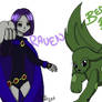 Raven and Beast Boy