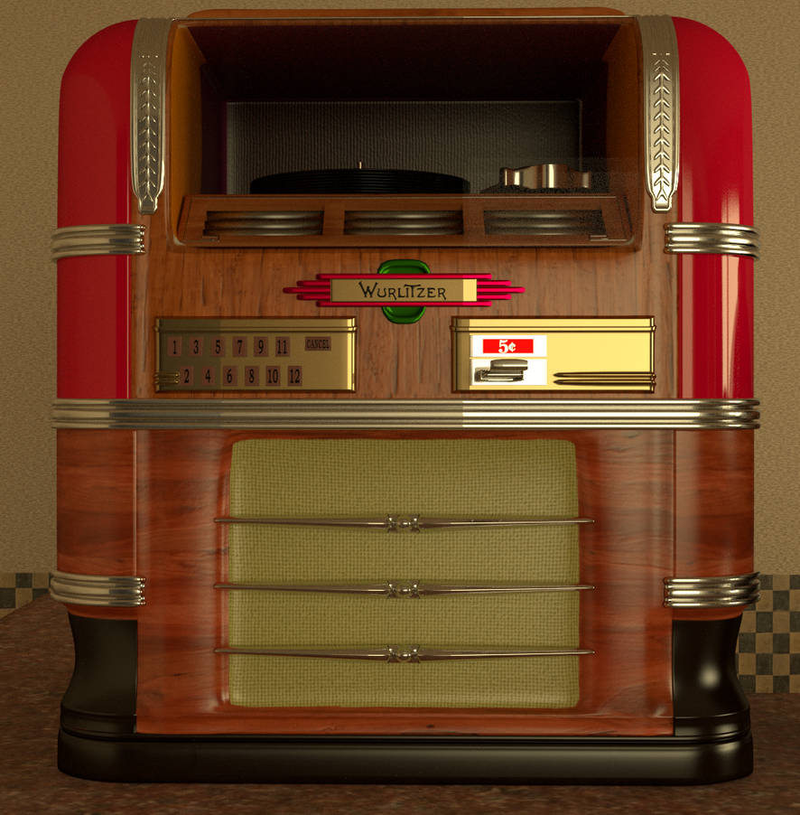 Juke Box Front View Jukebox Front by cctrevis on DeviantArt