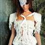 white corset