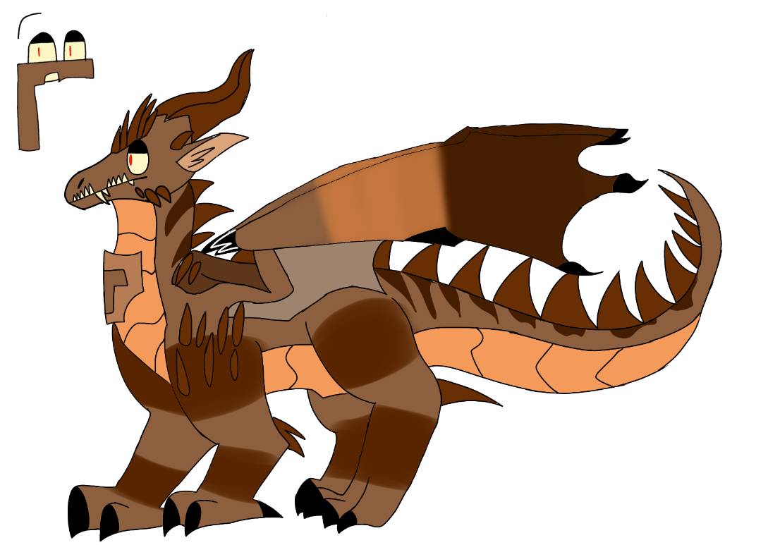 Alphabet lore B dragon by La_F_peruano_eno2 -- Fur Affinity [dot] net