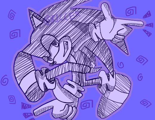 Dark Sonic Pose 2 by TheArtistPanda on DeviantArt