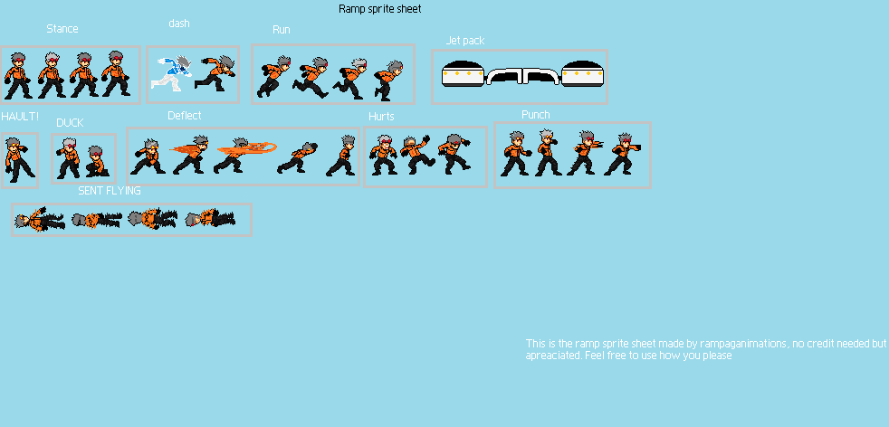 Ramp Sprite Sheet by rampaganimations on DeviantArt