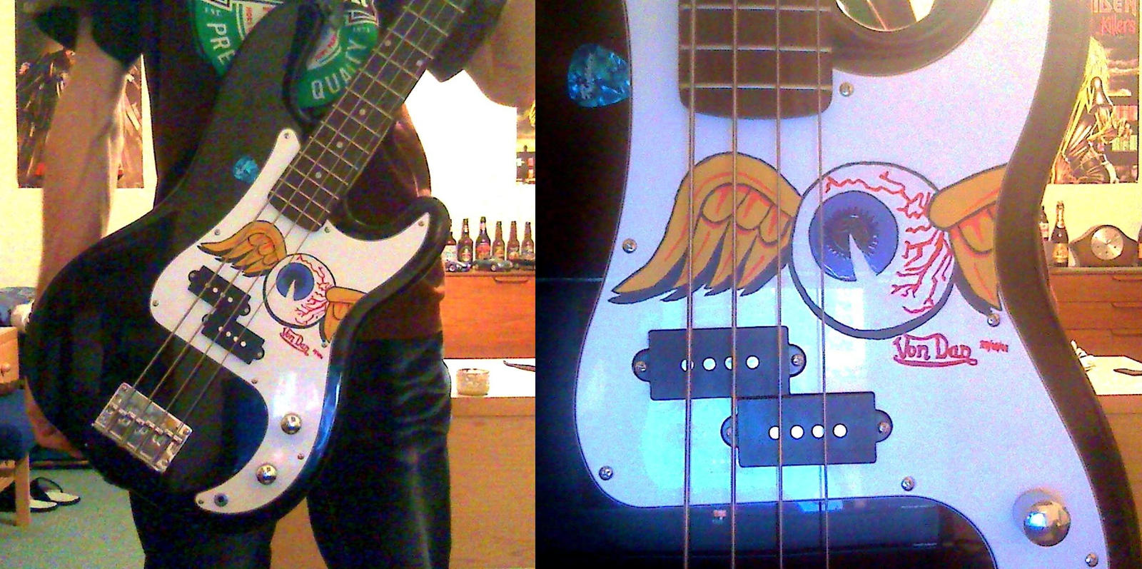 29-10-11 Bass Guitar Painting