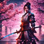A Japanese female warrior