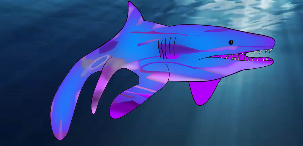 mosasaurus and megalodon hybrid by spinosaurusindominus on DeviantArt