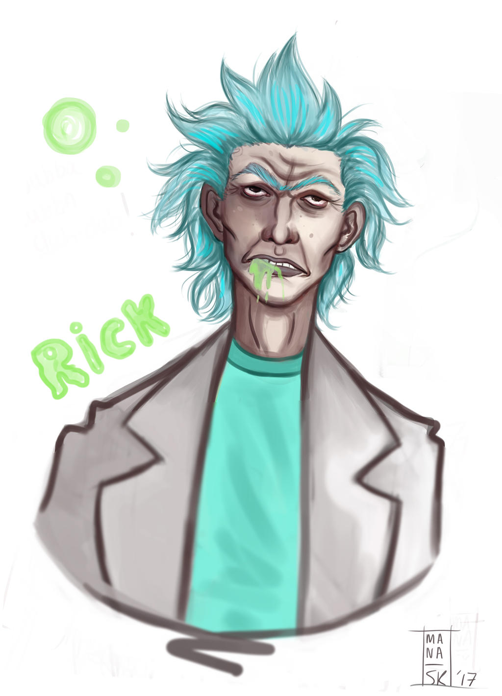 Rick Sanchez Script Rick Sanchez by ManaSketches on DeviantArt