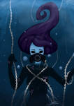 Claire Underwater by PuppetWithoutStrings