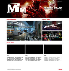 Mirror Image Gaming web design