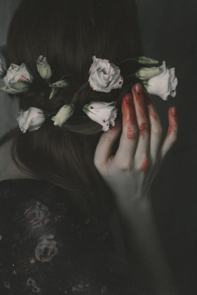 A fading whisper of hurt flowers