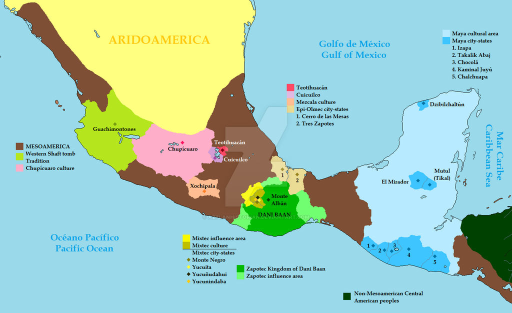 Mesoamerica 1 CE: The glory of Dani Baan by AztlanHistorian on DeviantArt