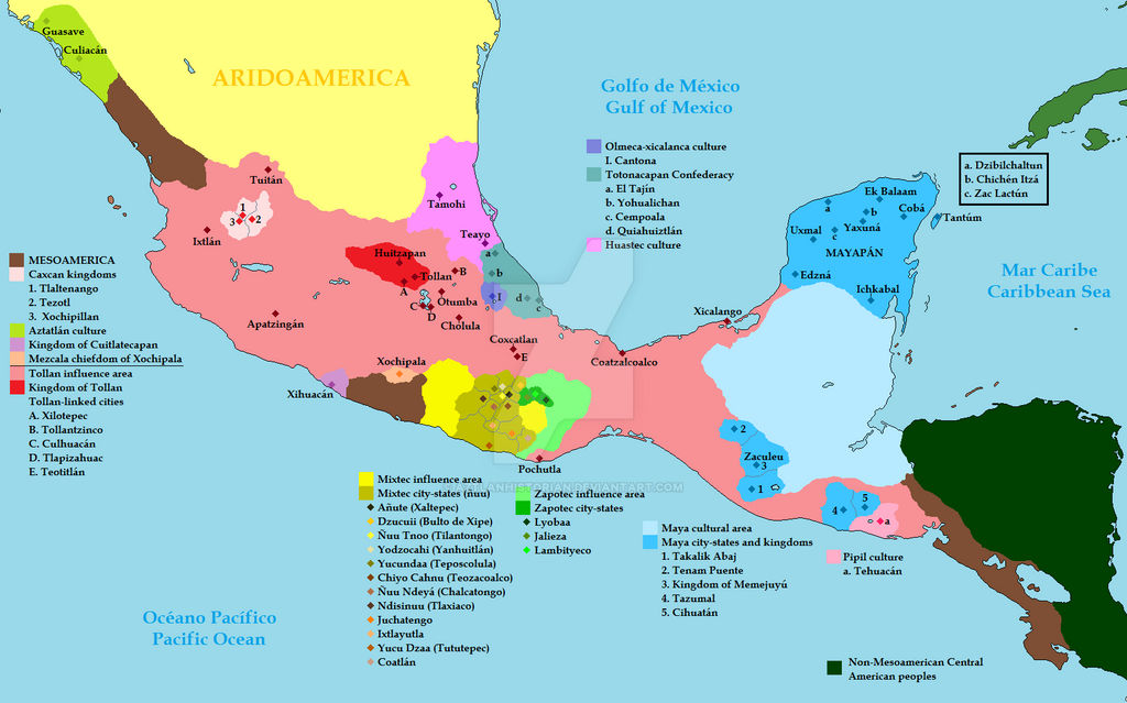 Mesoamerica 1000 CE: The rise of Zuyua by AztlanHistorian on DeviantArt