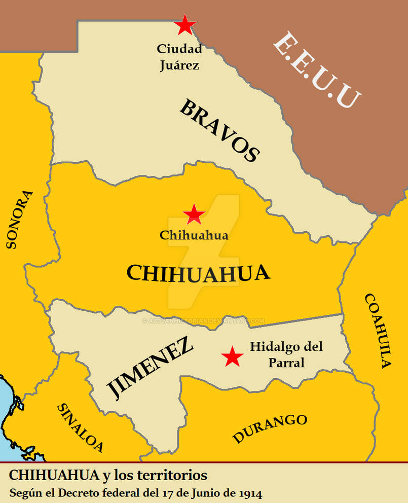 Ciudad Jimenez Mexico Map