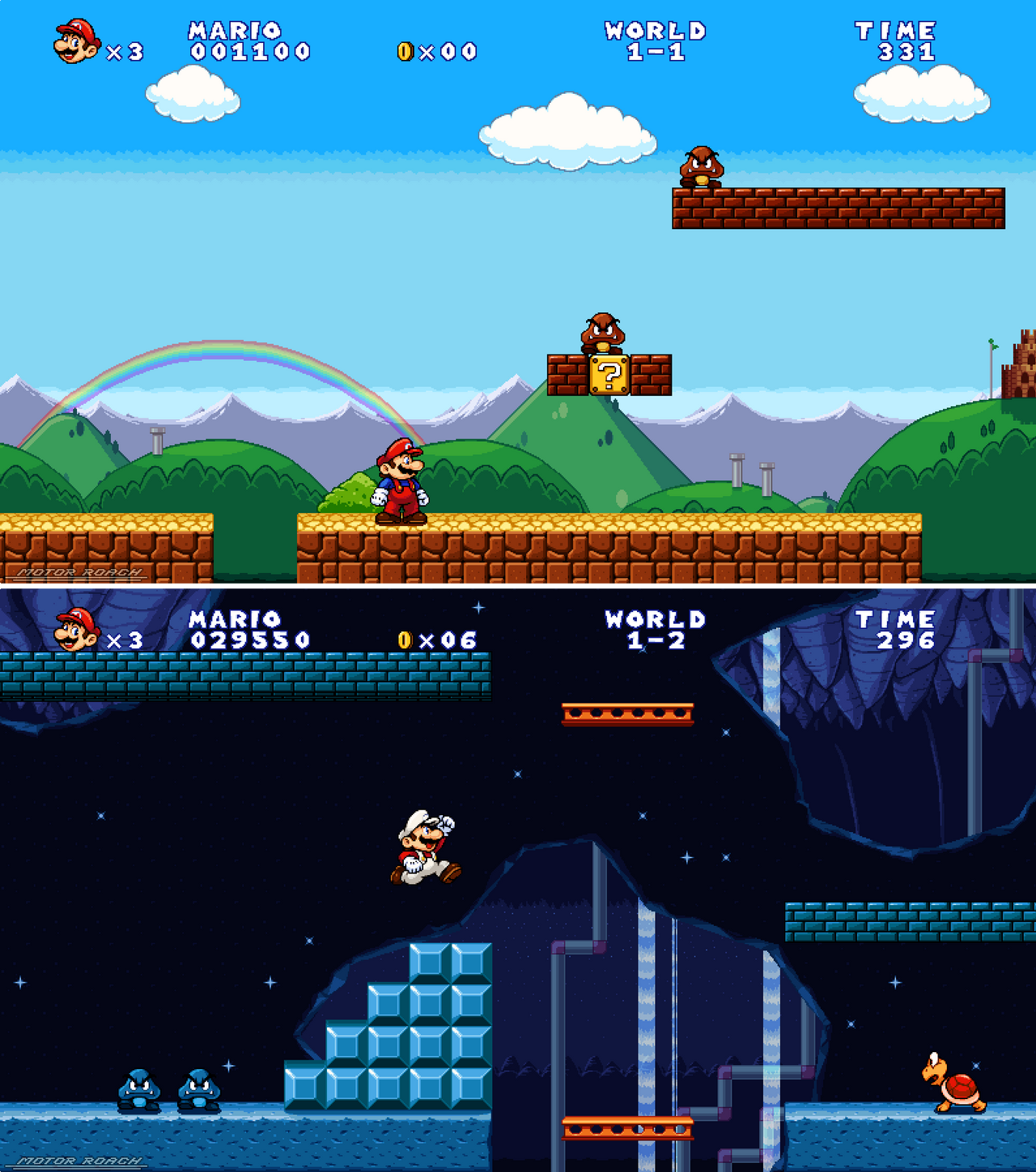 Super Mario Bros Redraw