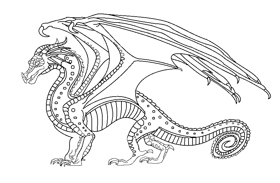 WIngs of Fire Rainwing Base by WindyMoonStorm on DeviantArt