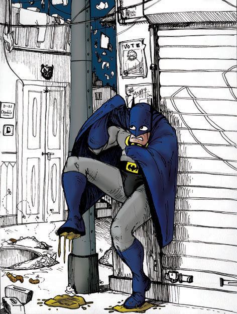 Batman in Indian street