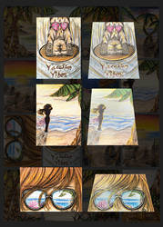 Island Dreams Sketch Cards 202.1 3-7