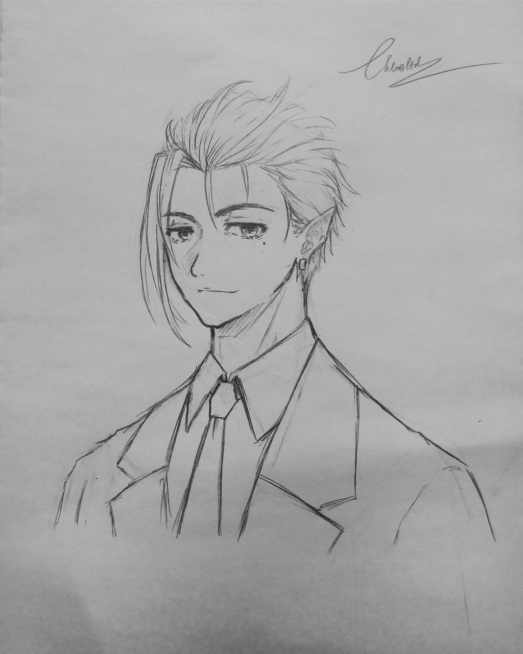 Slicked back hair by Chloeltd on DeviantArt Slicked back hair by Chloeltd on DeviantArt