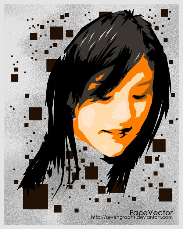 Detailed Vector Face Face Vector 003 by sevengraphs on DeviantArt