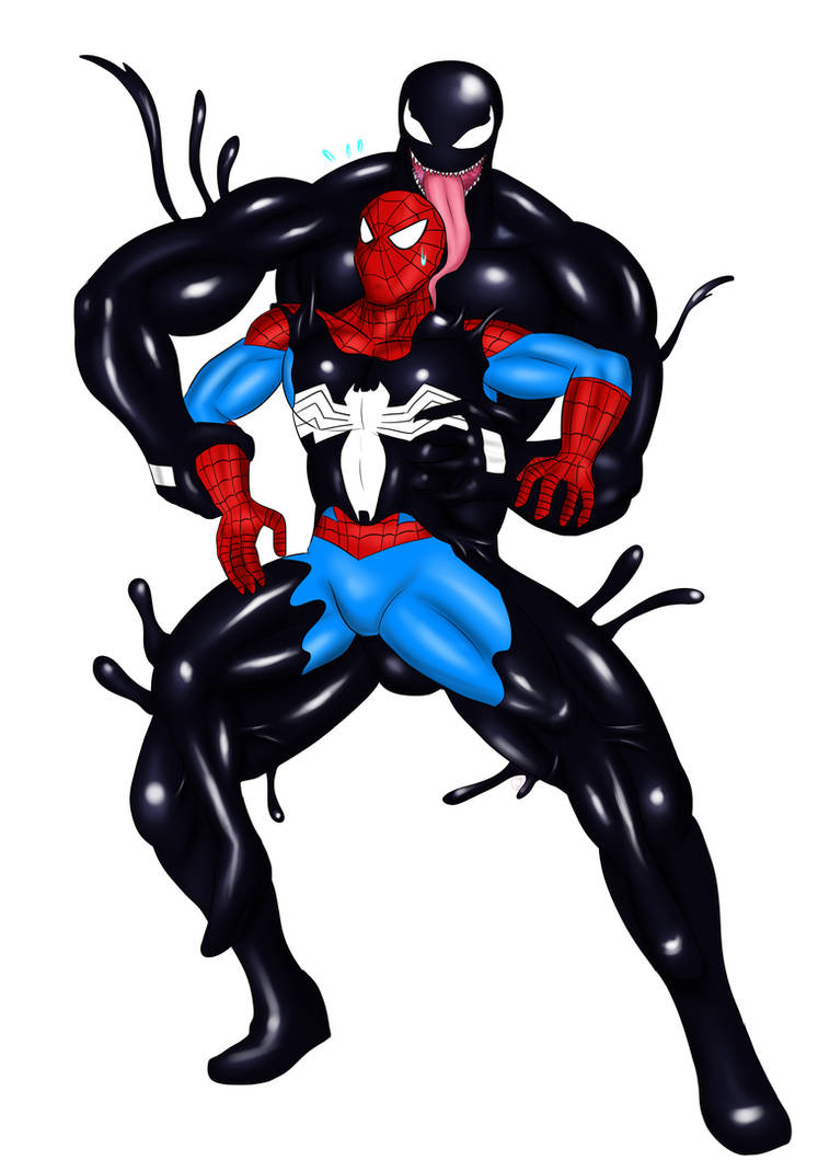 Человек паук тотальный. Человек паук и Веном из пластилина. Человек-паук Тотальный Веном. Веном Spider man 2 из пластилина. Синий Веном и человек паук.
