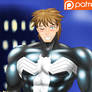 Peter And Eddie  (Symbiote Black Suit) (Patreon)