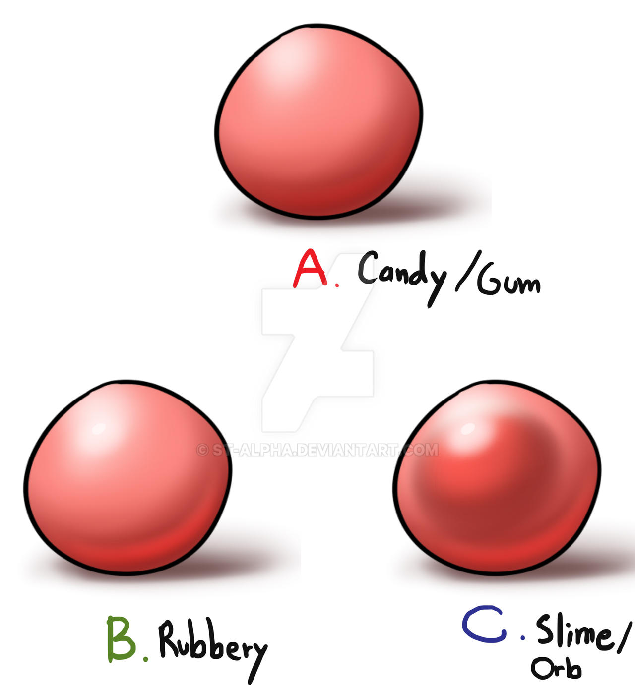 Goo Types Type of goo that I draw by St-Alpha on DeviantArt