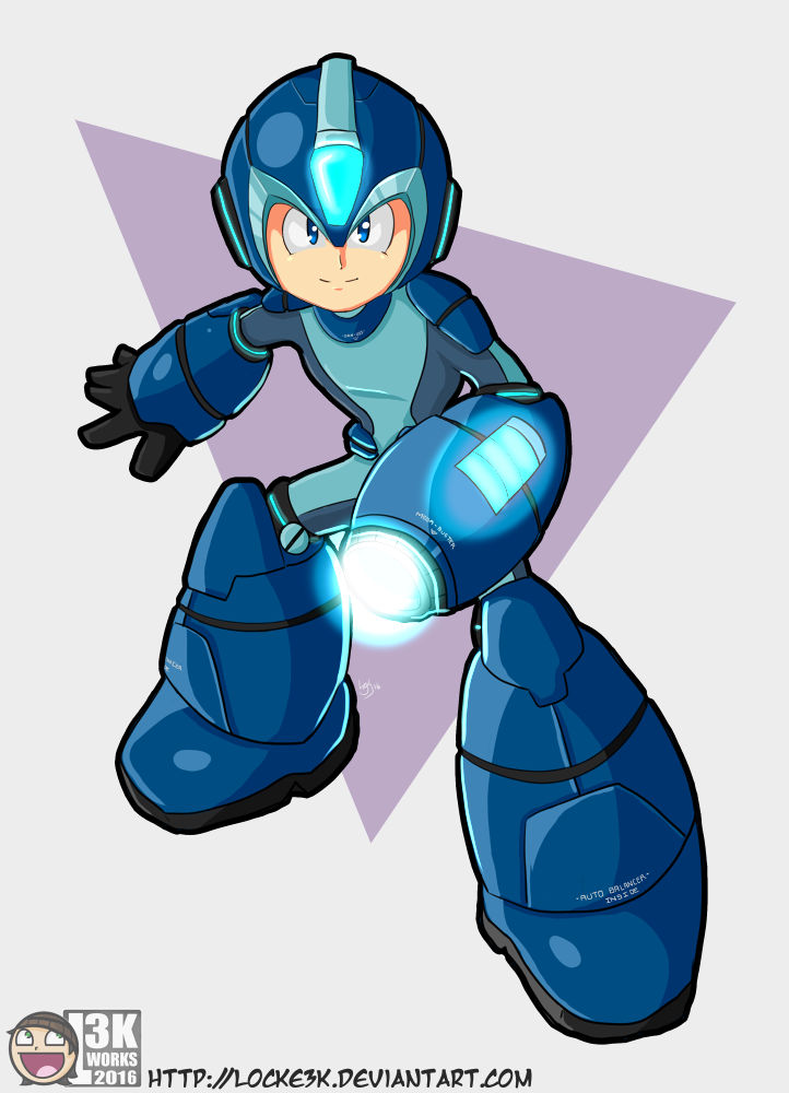 Mega Man 2017 redesign by Locke3K on DeviantArt