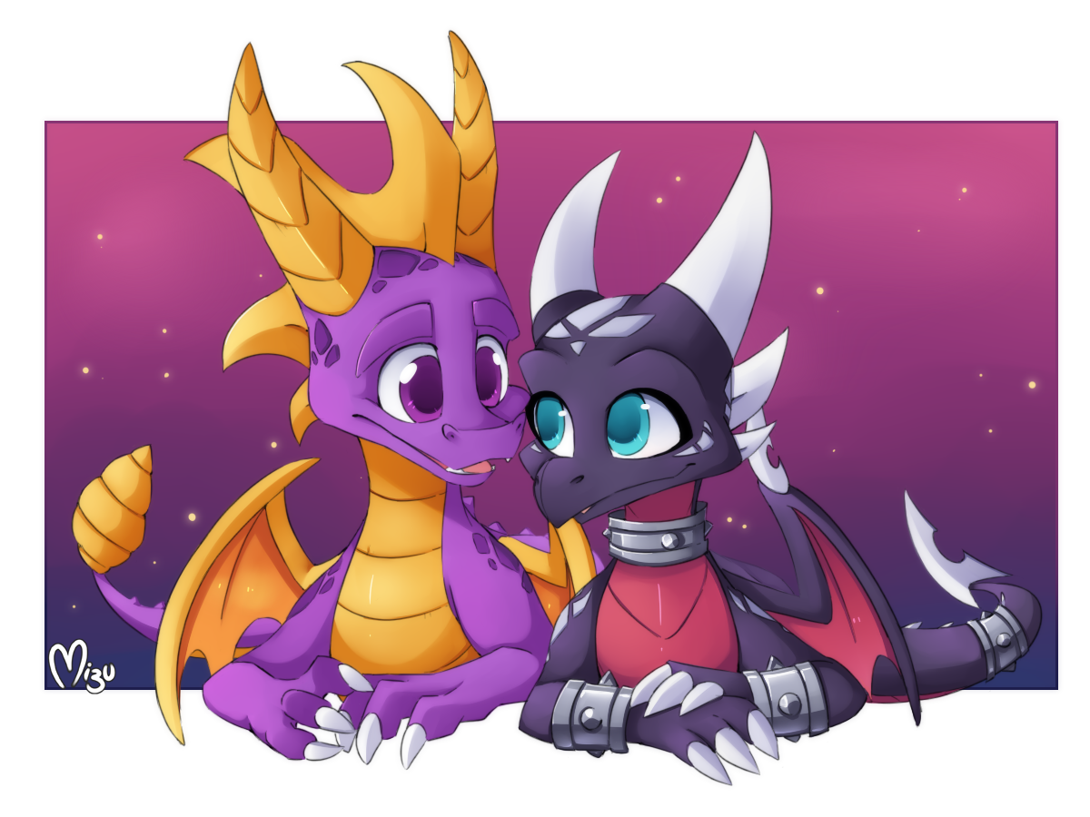 Spyro And Cynder By BlazeMizu On DeviantArt spyro-and-cynder-by-blazemizu-on-deviantart