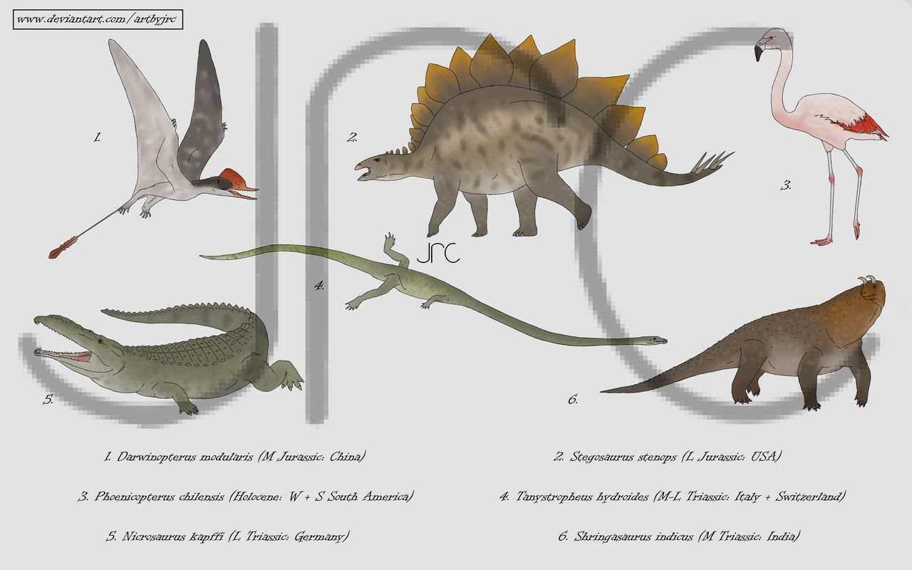 Commission art - Archosaur diversity by artbyjrc on DeviantArt