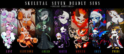 Skeletal Seven Deadly Sins auction