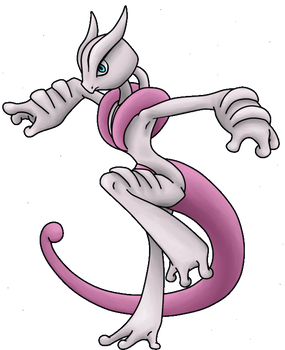 Mewtwo X (transparent background)