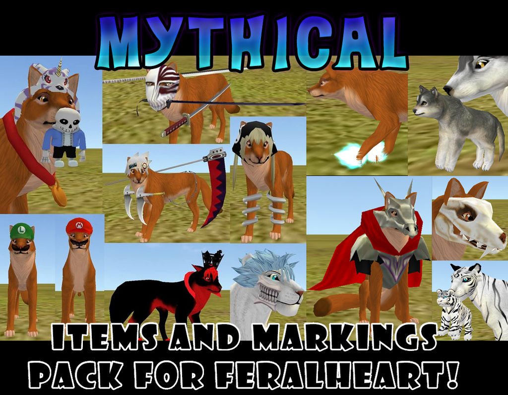 Mythical Items and Markings for FeralHeart by LazyPerfectionistCat on ...