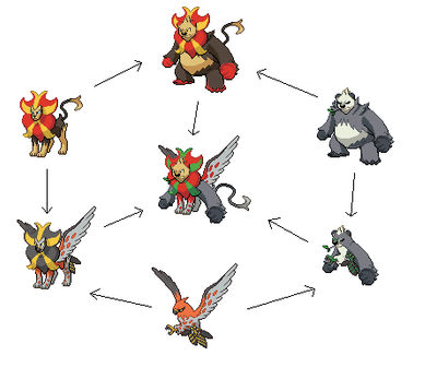 Pyroar/Talonflame/Pangoro Hexafusion by auroraborealisrox on DeviantArt
