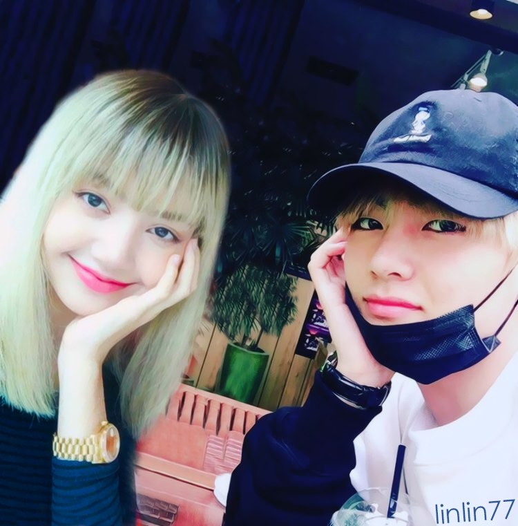 Taehyung Bts X Lisa Blackpink Taelice By Linlin77 On Deviantart