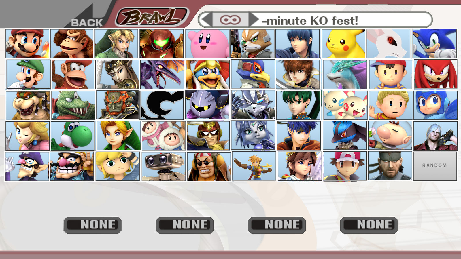 Smash Roster Objectland Poorly Edited Smash Roster by Pikifan4Indigocobra on DeviantArt