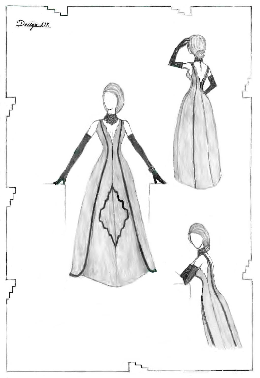 Squared Edges Gown