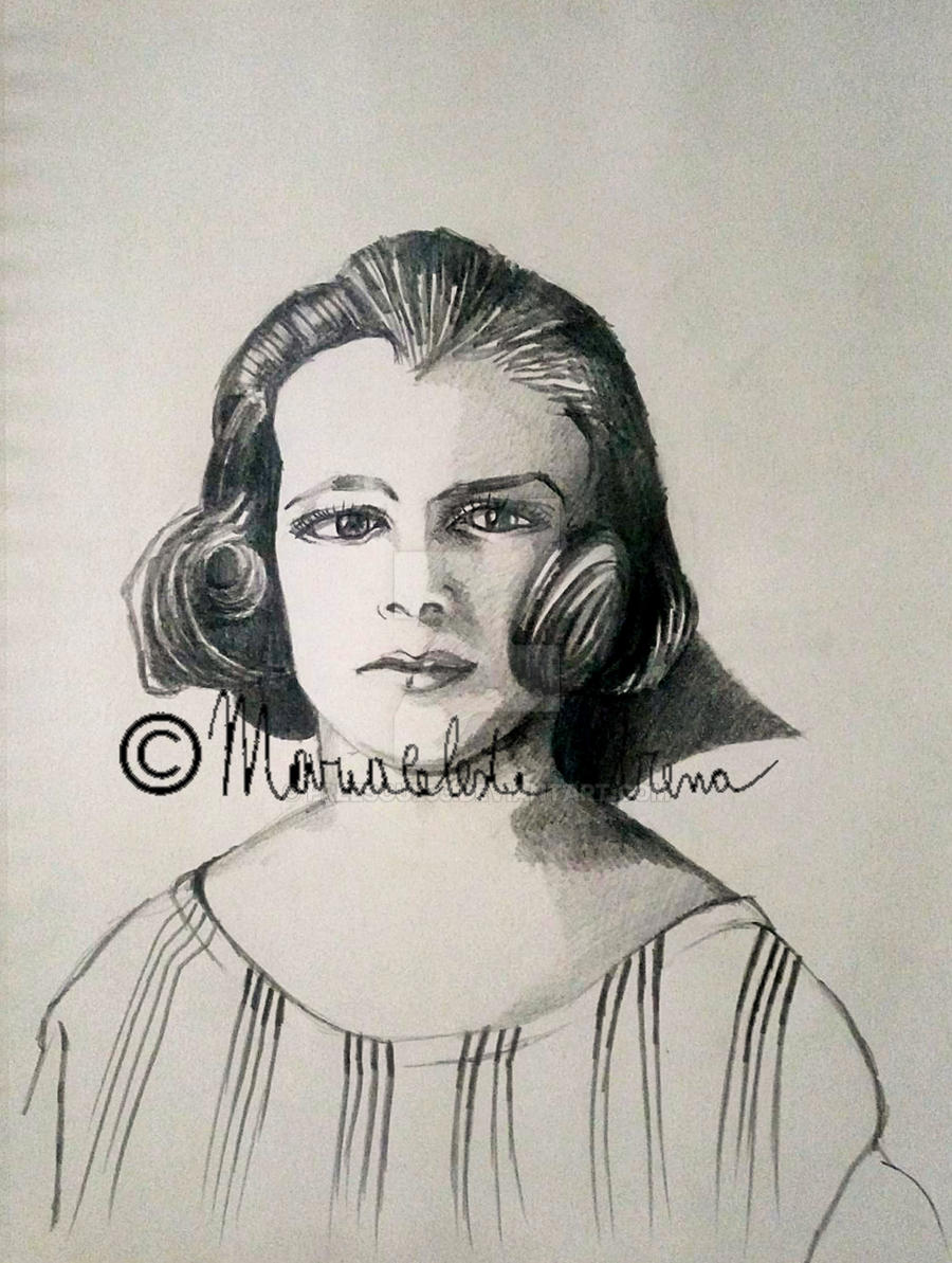 Great-grandmother Valeria's second portrait