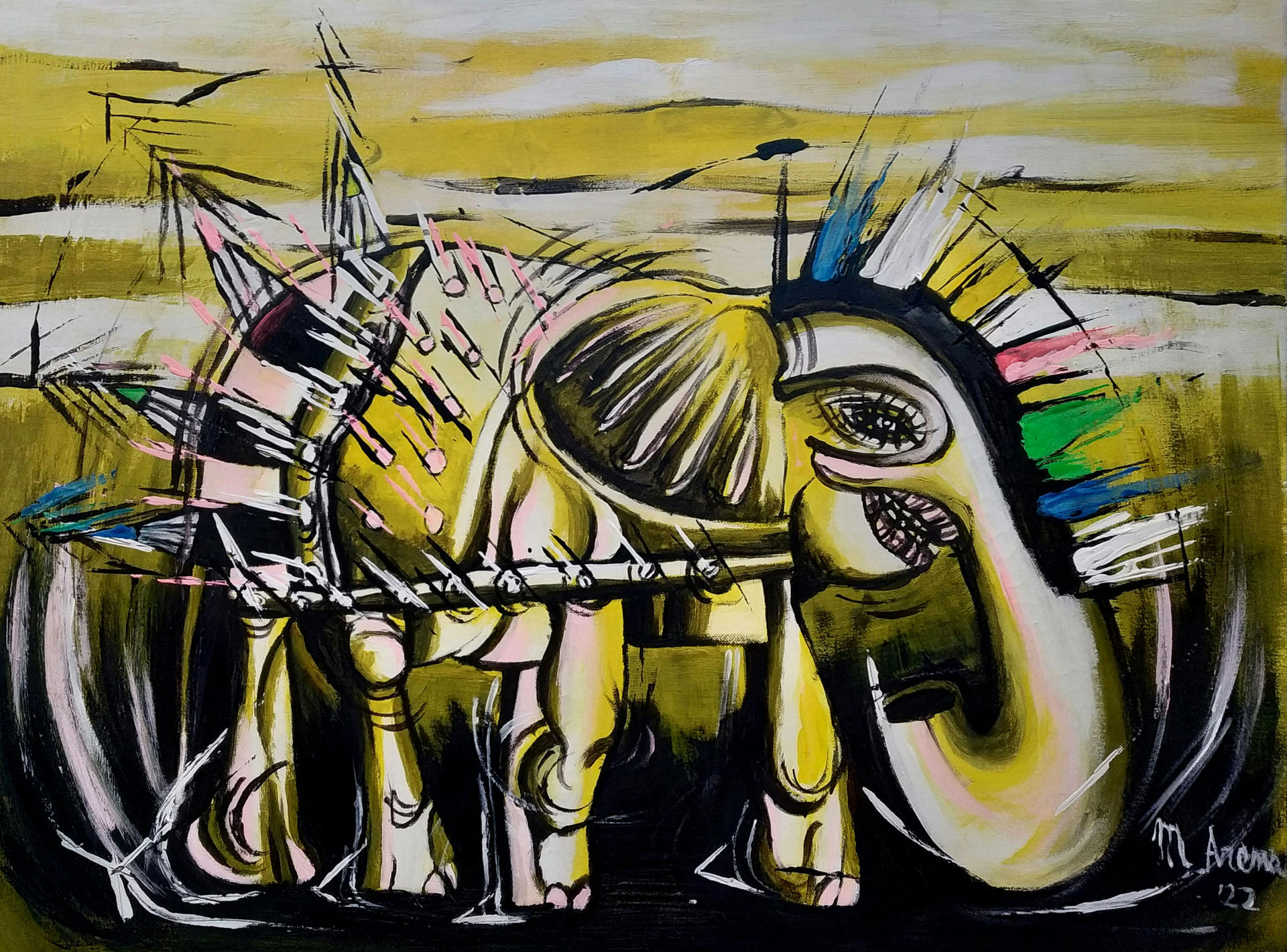 The elephant Guardian of Art