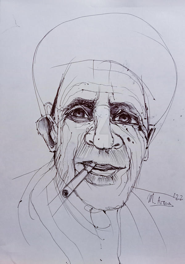Bic pen sketch Aldo IV