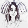 Self portrait with elephant ears