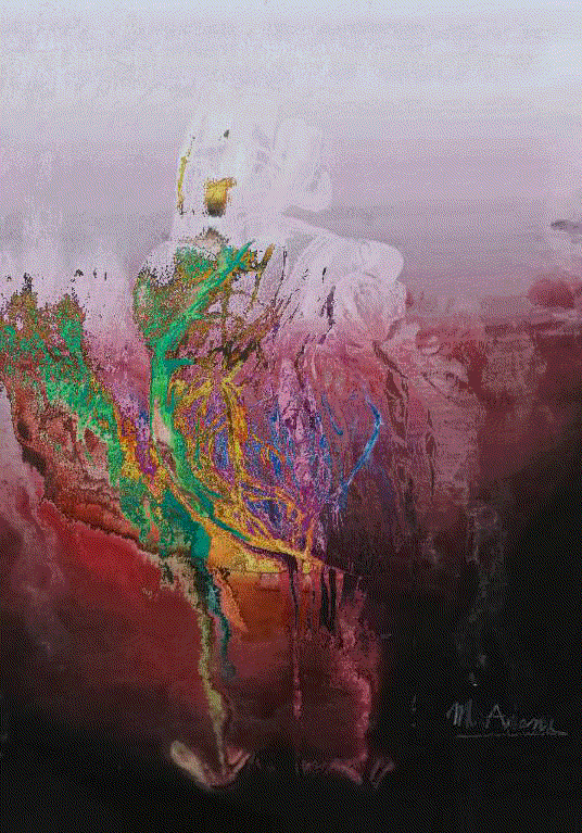 Bleeding colors GIF animation I